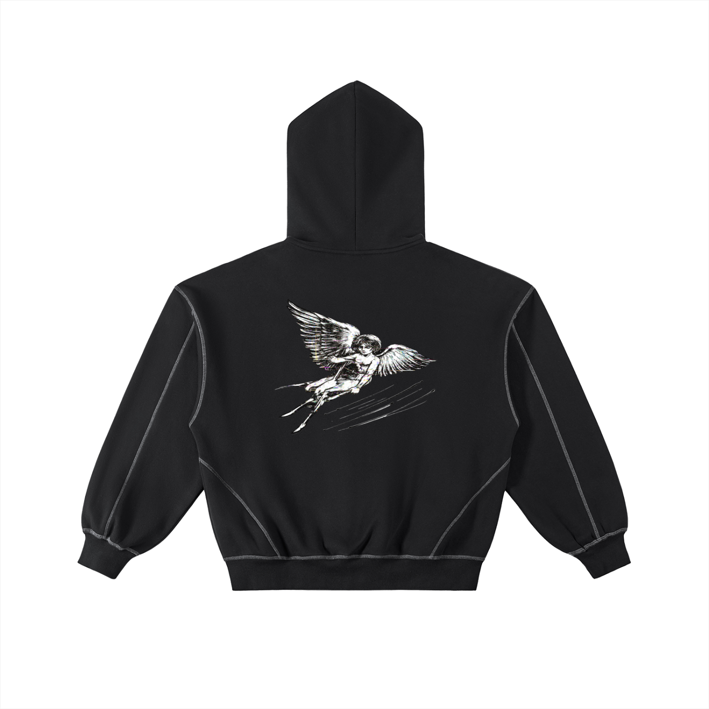 BK (NO MERCY) Fleece Zip Hoodie