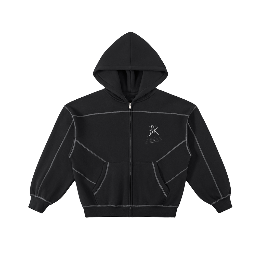 BK (NO MERCY) Fleece Zip Hoodie
