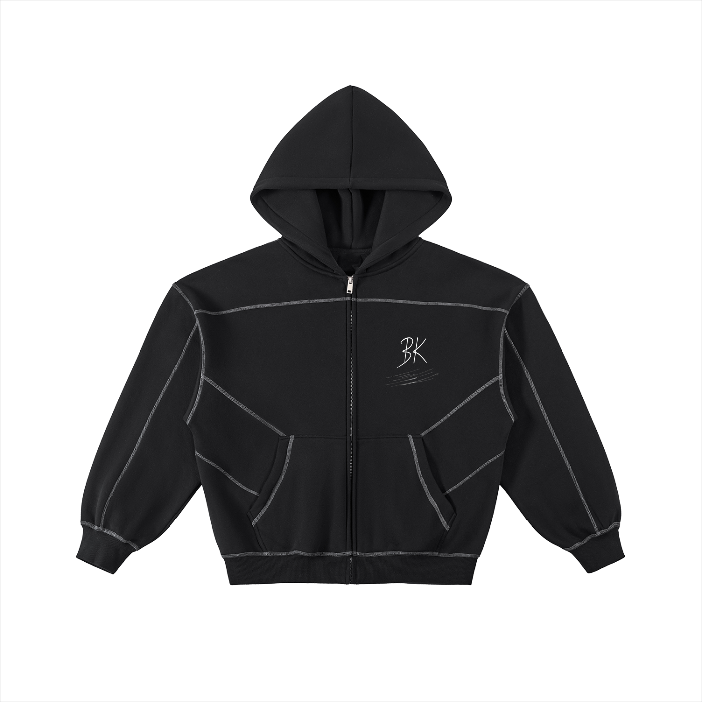 BK (NO MERCY) Fleece Zip Hoodie